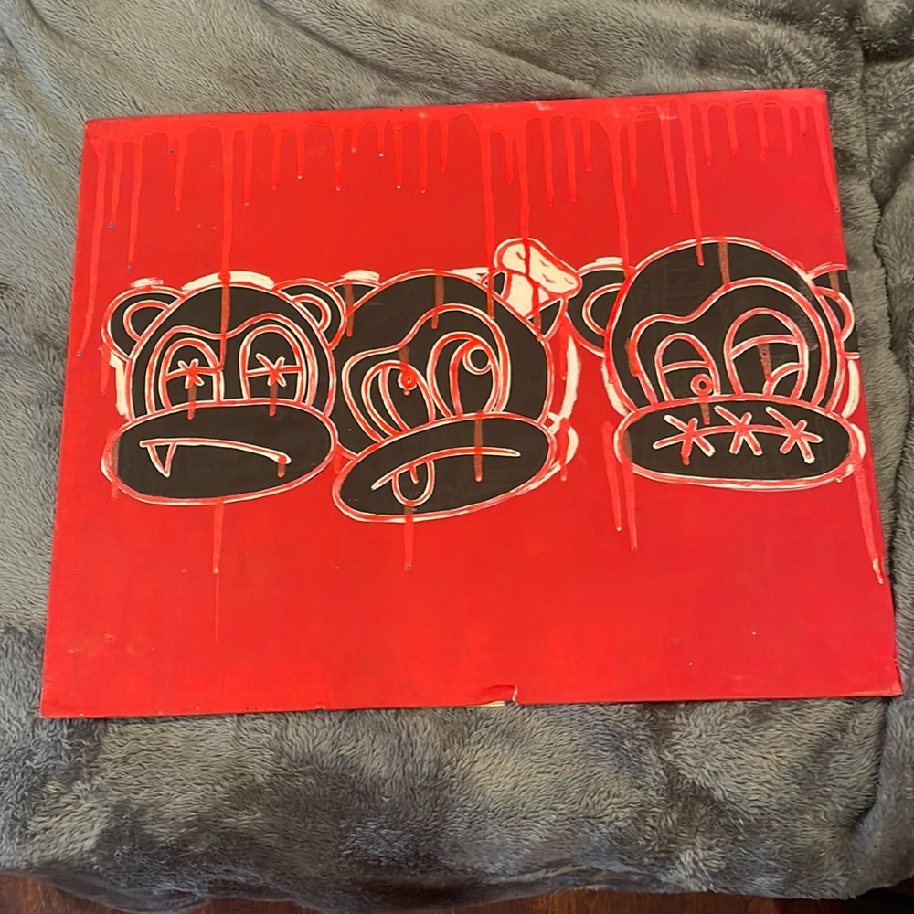 See No Evil, Hear No Evil, Speak No Evil Painting